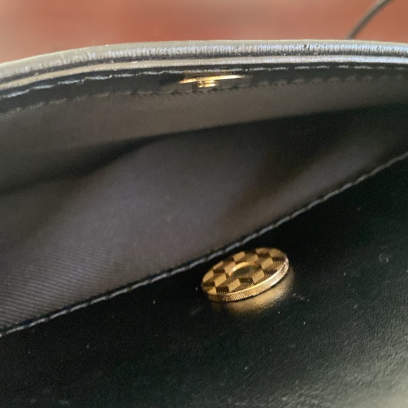 DIVINA FIRENZE TAMARA 🖤BLACK🖤 GENUINE LEATHER SHOULDER BAG 🌟EUC🌟 - Picture 15 of 16